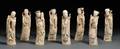 Set of Eight Ivory Figures