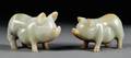 Pair of Jadeite Carvings