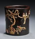 Inlaid Brush Pot