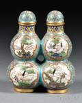 Cloisonne Twin Snuff Bottle