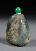 Moss Agate Snuff Bottle