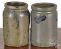 Two Pennsylvania stoneware jars
