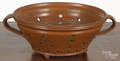Continental redware colander