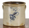 New York twogallon stoneware crock