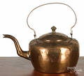 American copper tea kettle