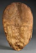 Wood and Hide Masai Shield