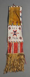 Lakota Beaded and Quilled Pipe Bag
