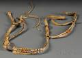 Plains Quilled Work Raw Hide Bridle