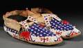 Lakota Beaded Hide Moccasins
