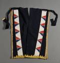 Lakota Mans Blue Trade Cloth Leggings