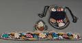 Two Iroquois Beaded Cloth Items