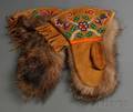 Pair of Beaded and Fur Mittens