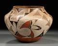 Acoma Polychrome Pottery Jar