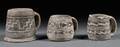 Three Anasazi Black and White Mugs