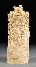 Large Ivory Carving