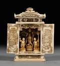 Carved Ivory Shrine