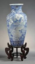 Blue and White Palace Vase