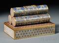 Cloisonne Enameled Scholars Object