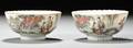 Pair of Polychrome Bowls
