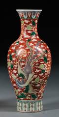 Overglaze Enamel Vase