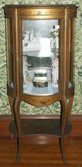 French gilt vitrine