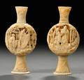 Pair of Ivory Vases