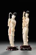 Two Ivory Carvings