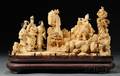 Ivory Carving of a Large Figural Group