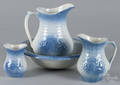 Fourpiece stoneware wash set