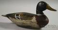 Carved and Painted Wooden Mallard Duck Decoy