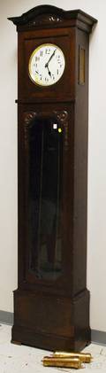 German Oak Tall Clock