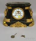 Ansonia Black Mantel Clock