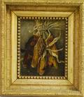American School 19th Century Still Life with Autumn Corn