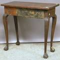 Chippendale Carved Maple Tea Table Base with Clawandball Feet