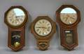 Three Ansonia Drop Octagon Wall Clocks