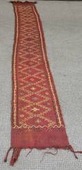 Central Asian Embroidered Flatweave Band