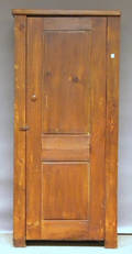 Country Pine Cupboard with Paneled Door