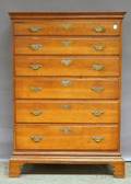 Chippendale Cherry Tall Chest