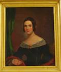 Joseph Greenleaf Cole American 18061858 Portrait of a Young Woman Wearing Jewelry