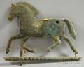 Small Molded Copper Running Horse Weather Vane