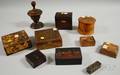 Ten Assorted Small Mostly Wooden Boxes