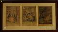 Cherryframed DW Kellogg Handcolored Lithograph Prodigal Son Triptych