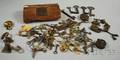George Washington Elm Tree Fragment Four Brass Padlocks Five Large Iron Keys Brass and Iron Hardware and a Collection of Door an
