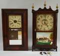 Two Mahogany Shelf Clocks