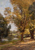 Theodor Wedepohl American 18631931 Early Fall Landscape