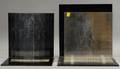American School 20th Century Lot of Two Etched Acrylic Sculptures