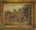 After William Sidney Mount American 18071868 Bargaining for a Horse Farmers Bargaining