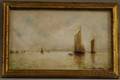 Milne Ramsey American 18471915 Sailboats on Quiet Sea