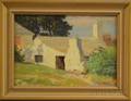 Francis E Getty American 18611945 Old Cottage Probably a Bermudian View