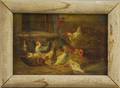 Howard Hill American 18401890 Chickens in a Barnyard